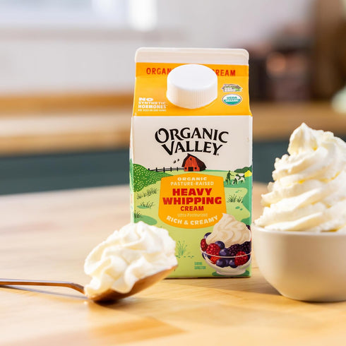 16 Oz Organic Valley, Cream Heavy Whipping Ultra-Pasturized Organic, Fl