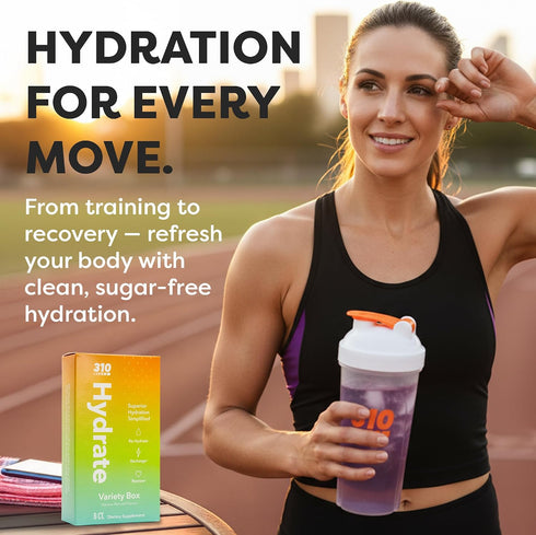 310 6 6 Packets Pack Nutrition Daily Energy & Hydration Starter Kit with Energy Lemonade Servings, Hydration