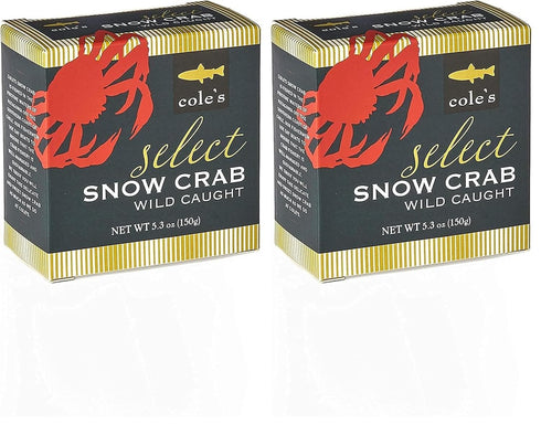 COLE'S Select Snow Crab Meat - Wild Caught Crab Meat Canned Crab