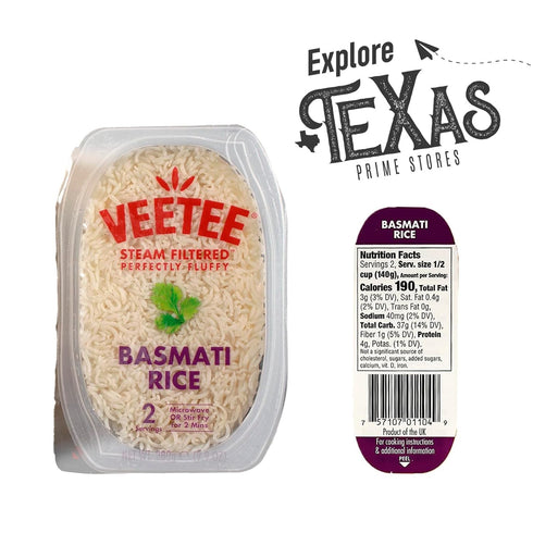 6-Pack 10.6 oz 1 Veetee - Lavinia Essentials Bundle: of Basmati Rice Steam Filtered, Microwaveable Tray + Utility Prop.