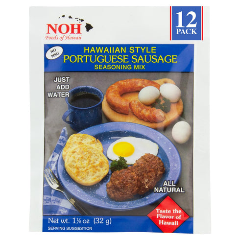 NOH Portuguese Sausage Seasoning Mix, 1.125 oz Packet (Pack of 12) -
