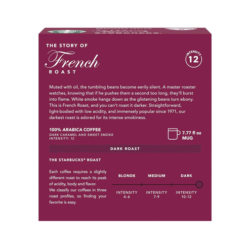 32-count 7.8 oz. Starbucks by Nespresso Vertuo, French Roast, Dark Roast Coffee, Coffee Pods, Brews