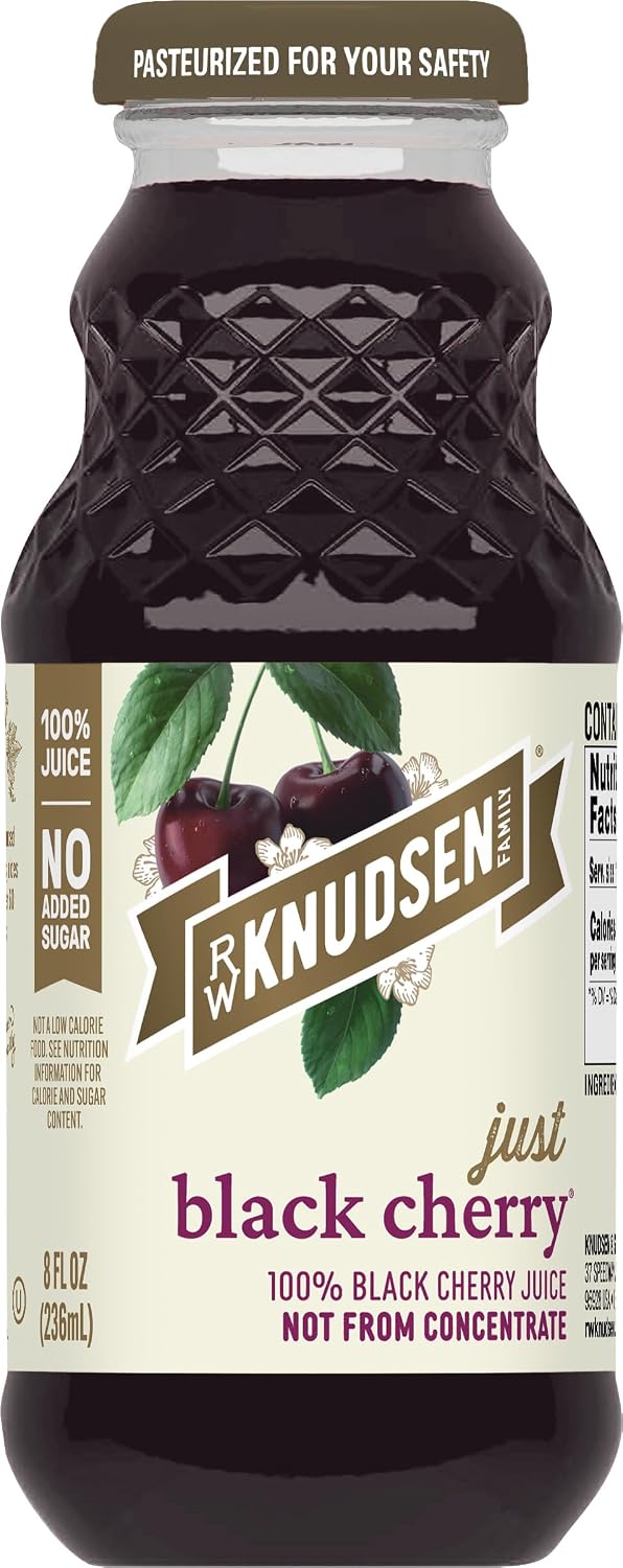 R.W. Knudsen Just Black Cherry Juice, 8 fl oz (12 Pack)