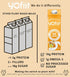 10g 6 Pack Yofiit Vanilla Cinnamon Plant Based Milk with Pea Protein and Flax - More Protein than Almond Milk - Non