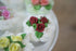36 Count Global Sugar Art Rosebud Deep Red Unwired Sugar Cake Flowers,Tiny, by Chef Alan Tetreault