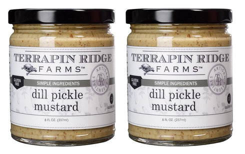 Terrapin Ridge Farms Dill Pickle Mustard, Dijon Blend, Gluten Free, Keto Friendly