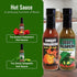 5 Oz (Pack 1) Tru Sweet Habaero Really Hot Sauce All Natural & Fresh Ingredients | Sweet, Fruity Heat with Smoky Black