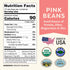 1 lb Organic Pink Beans - Non-GMO, USDA Organic, Tested Clean Certified, Vegan - Rich in Fiber & Protein for Soups