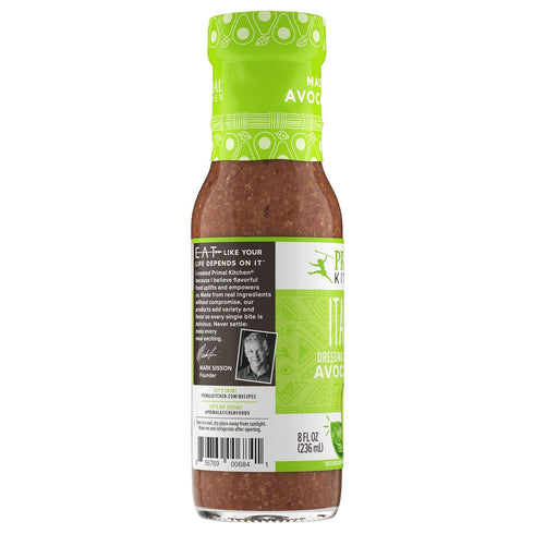 Whole30 8 Primal Kitchen Italian Vinaigrette & Marinade Salad Dressing made with Avocado Oil, Approved, Certified