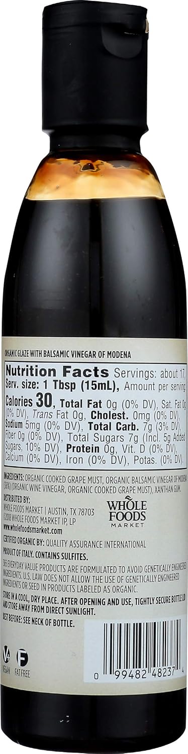 365 8.45 Oz (Pack 2) by Whole Foods Market, Organic Balsamic Glaze, Fl