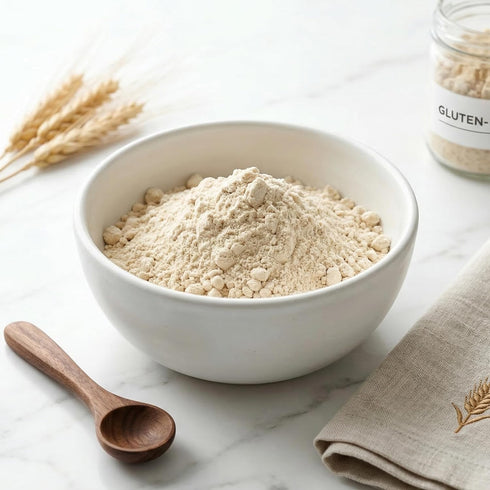 2 Vital Wheat Gluten, Pound Bulk Bag, Vital Wheat Gluten For Bread Making, Gluten Flour, Hampton Distribution