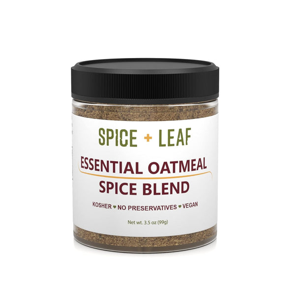Premium Essential Oatmeal Spice Blend by SPICE + LEAF - Vegan Kosher