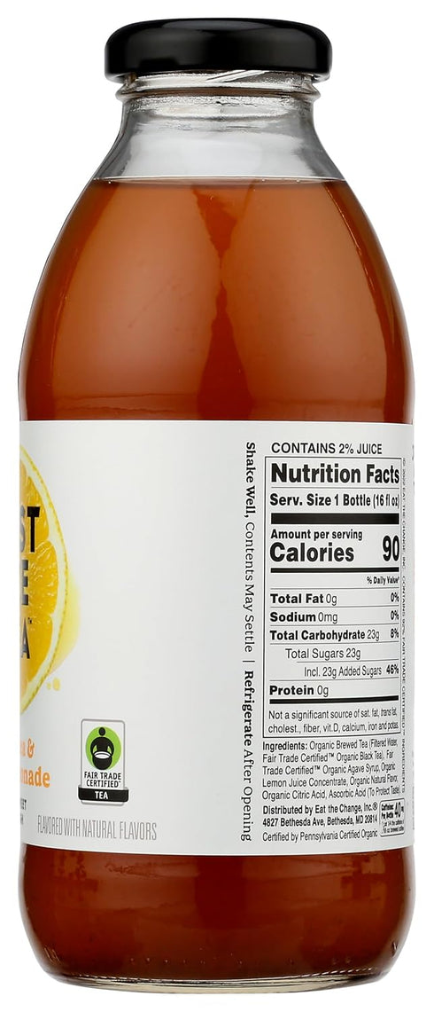 16 Oz Just Ice Tea, Tea Half And Half Lemonade Organic, Fl