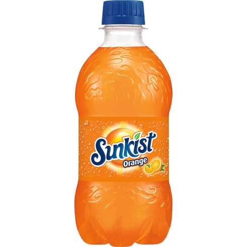 Sunkist 12 oz 8 pack Orange Soda, fl bottles