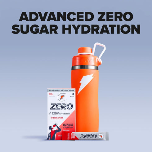 Packets, (Pack 32) Gatorade G Zero Powder Orange