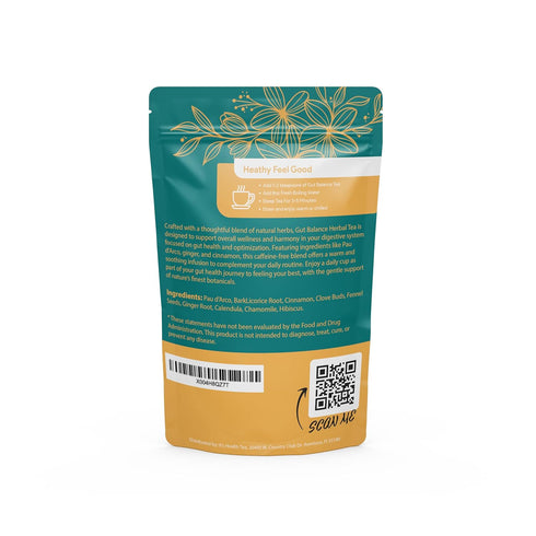 (35 Gut Balance Herbal Tea Supports Overall Gut Microbiome Health & Occasional Bloating Support | After-Meal Digestive