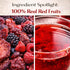 25 100% Frutos Rojos (Red Fruits) Herbal Tea Tea Bags Caffeine-Free Berry Infusion Naturally Tart & Refreshing Flavor