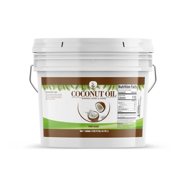 Pure Original Ingredients Coconut Oil (1 Gallon) Always Pure, Refined & Filtered,