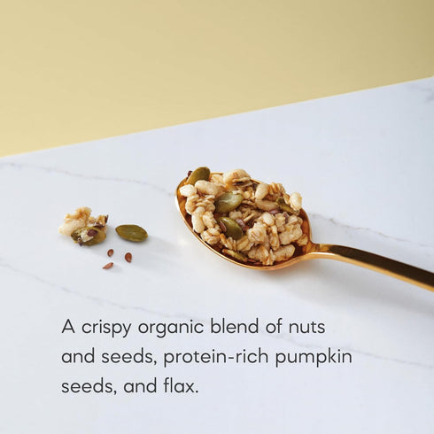 24.7 (Pack 2) Nature's Path Organic Pumpkin Seed + Flax Granola, Ounce, Non GMO