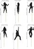Ephlyn 24Pcs Dancing Cupcake Toppers Glitter Dancing Hip Hop Theme Cake Toppers Birthday Cake Decoration for Wedding