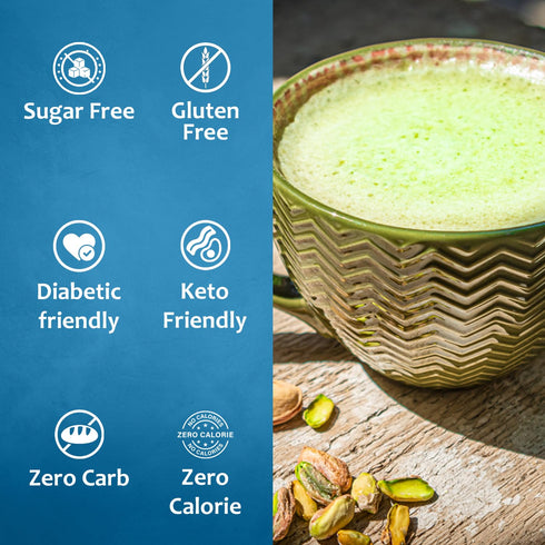 25.4 oz 0 Syruvia Sugar-Free Hazelnut & Sugar-Free Pistachio Syrup - fl Premium Coffee Flavoring Syrup. Calories