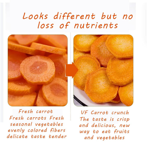 laweny 7.05oz, vegetables200g Carrot slices vegetable dried instant carrot slices dried