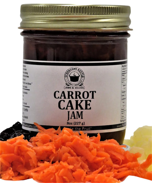 Scherger's Kettle - Shipshewana, IN Carrot Cake Jam, 8 oz