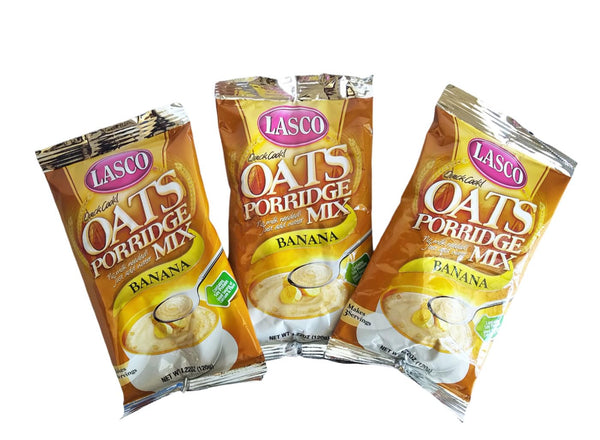 lasco Oats Porridge Mix, Quick Cook, Breakfast Cereal, 3 Servings (120g) (120 g,
