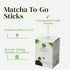 Packets Packets (24) Matcha Green Tea Powder Single Serving Sticks, Dr. Weil's Ceremonial Organic Matcha Powder Singles