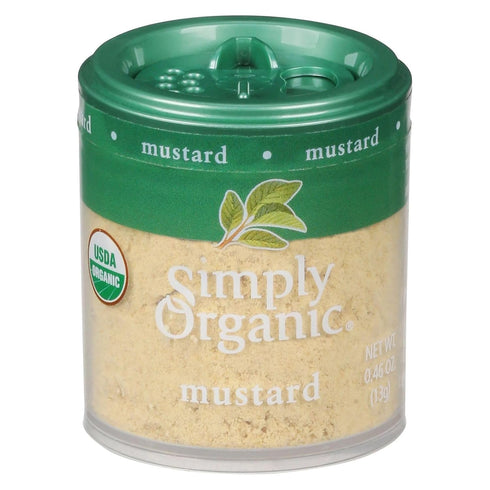 Simply Organic Ground Mustard Seed, Certified Organic, 0.46 oz, Sinapis alba L.