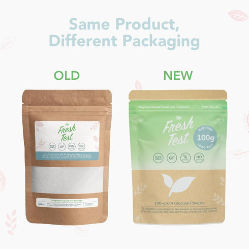100-gram The Fresh Test, Powder Drink Mix | Additive-Free, Non-GMO, Organic Ingredients | Mint Lemonade
