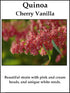 100 Quinoa Plant Seeds- Cherry Vanilla -Beautiful Strain with Pink and Cream Heads !