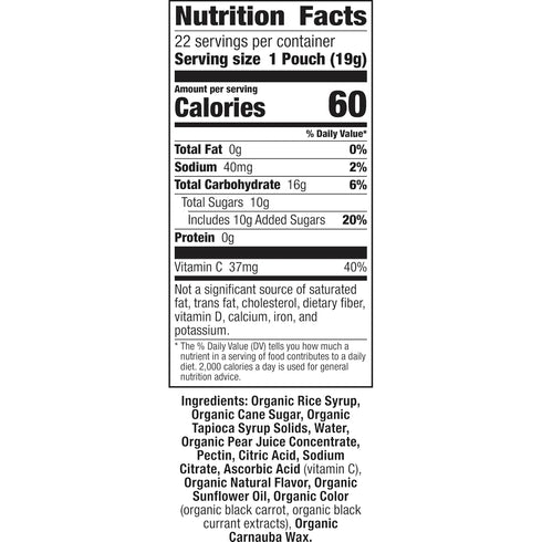 Summer Pack, 22 15.4 oz Annie's Organic Bunny Fruit Flavored Snacks, Strawberry, Gluten Free, Value Pouches