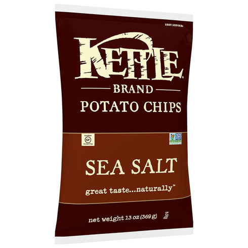 13 (Pack 2) Kettle Brand Foods, Chip Potato Sea Salt, Ounce