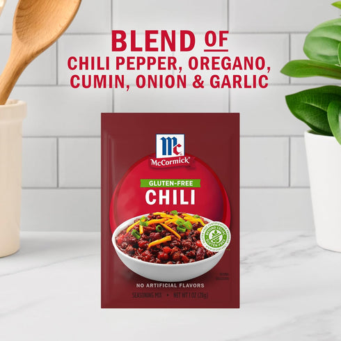 1 Oz McCormick Gluten Free Chili Seasoning Mix