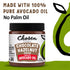 100% 40% Oil,12 oz 2-Pack Chosen Foods Chocolate Hazelnut Spread - Made with Pure Avocado Oil, Simple Ingredients, Less
