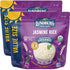 Lundberg Rice, Microwave or Stovetop, 2-Pack White Jasmine, Long-Grain, Fluffy & Aromatic,