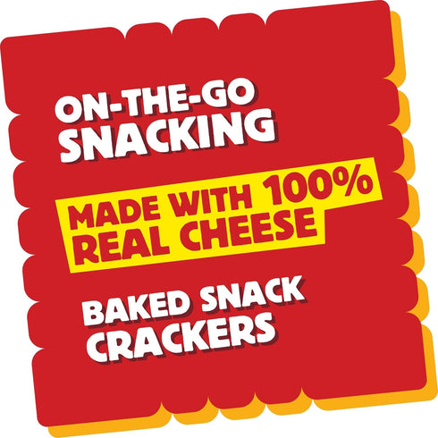 (40 Cheez-It Cheese Crackers, Baked Snack Crackers, Single Serve, Extra Toasty Pouches)