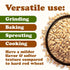 10 Food to Live Organic Soft White Wheat Berries, Pounds Premium Non-GMO Whole Grain Wheat for Milling, Sprouting