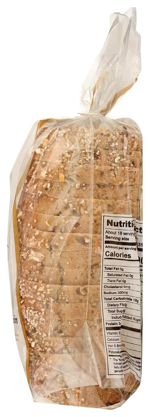 Bread Alone 22 oz , Organic Nine Mixed Grain, Pullman Loaf, Sliced