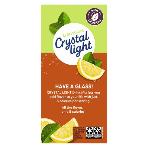 12-Quart 1.56-Ounce (Pack 10) Crystal Light Sweet Tea Drink Mix, Canister