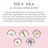 5 10 Tily Tea Assorted Herbal Tea Box - Flavors of Caffeine-Free Tea - Morning Shine, Through the Day, Evening Calm
