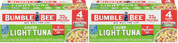 Bumble Bee Chunk Light Tuna In Oil, 5 oz Cans (Pack of