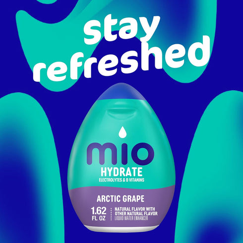 1.62 oz mio Hydrate Arctic Grape Flavored with other natural flavor Liquid Water Enhancer, fl Bottle