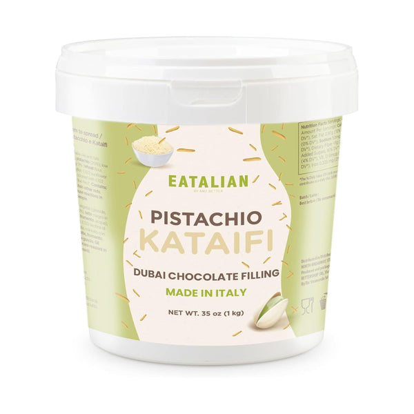 EATALIAN by AMZ BETTER Pistachio Cream with Kataifi, 2.2 lb/1000 g, Delicious