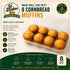 JO BAKES 8 Count Cornbread Muffins Bakery-Style Snack