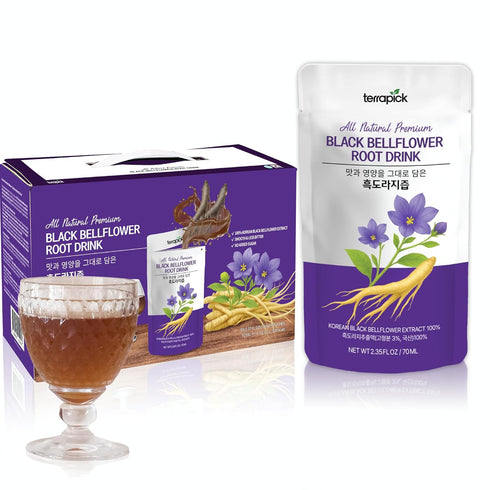 TERRAPICK Korean Black Bellflower Extract Premium Root Juice for Lung & Throat