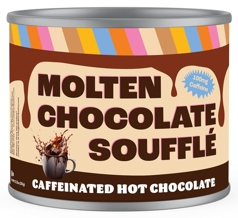 Crazy Cups Caffeinated Molten Chocolate Souffle Hot Cocoa Mix - Premium Coffee