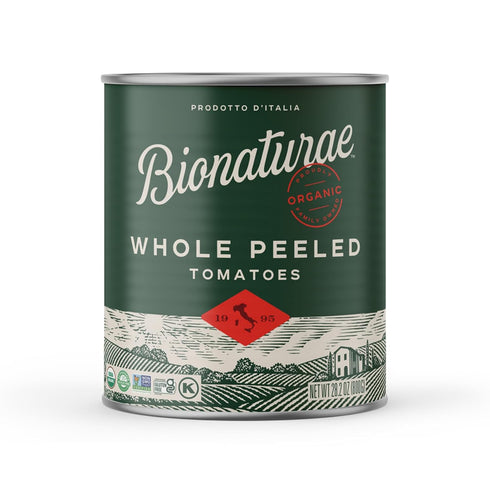 Bionaturae Organic Whole Peeled Tomatoes Canned - Tomatoes Organic, Keto Friendly, Non-GMO,