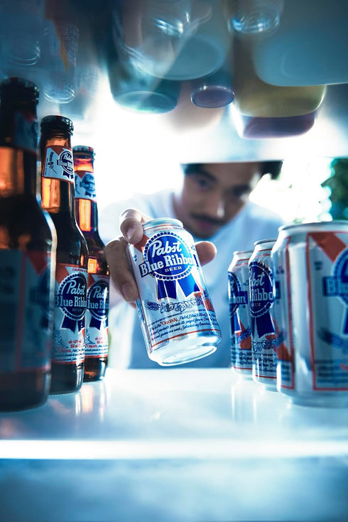 Pabst Blue Ribbon 12 12 oz 4.7% , pk, cans, ABV